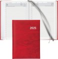 Biella Geschäftsagenda A5 Executive 2025 1T/1S rot