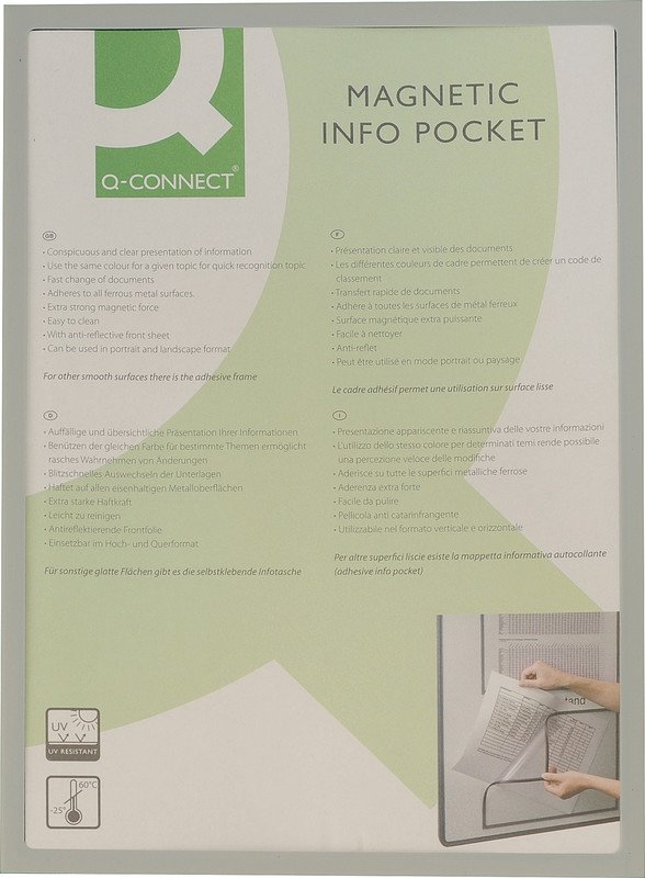 Connect Infotasche A4 magnetisch Pic1