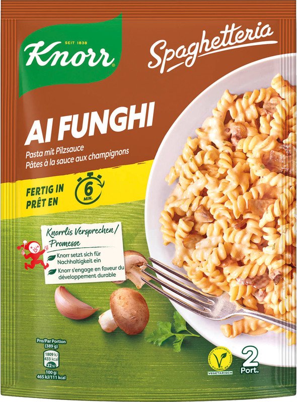 Knorr Spaghetteria ai Funghi 208g Pic1