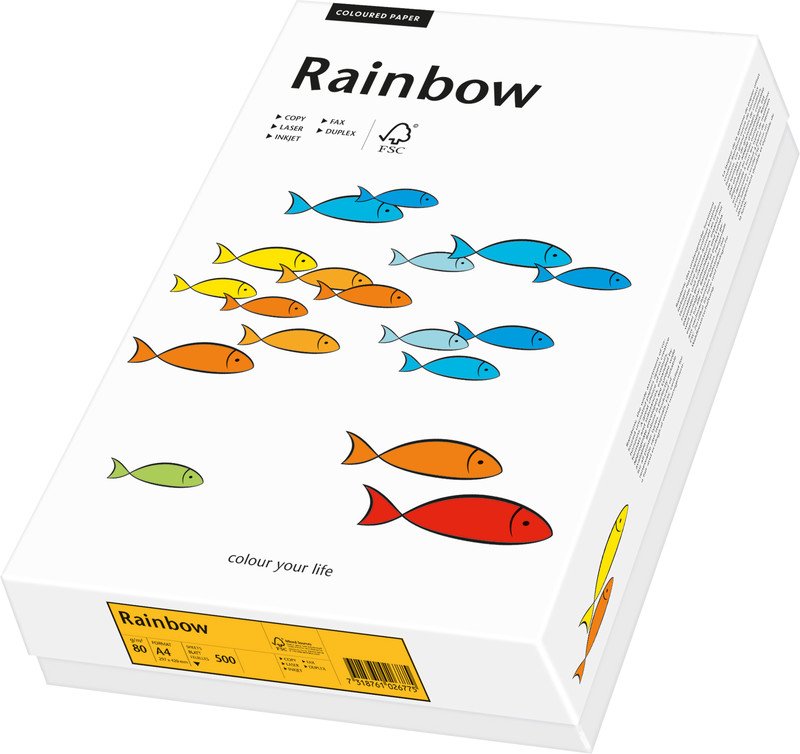 Rainbow A4 120gr mittelorange à 250 Pic1