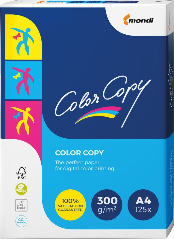 Color Copy Farblaserpapier FSC A4 300gr à 125 Pic2