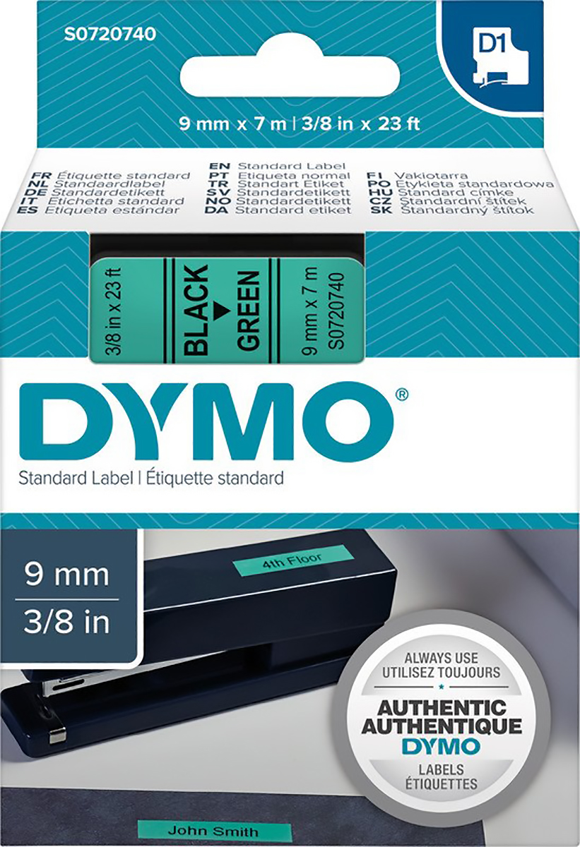 Dymo Schriftband-Kassette 9mmx7m Pic1