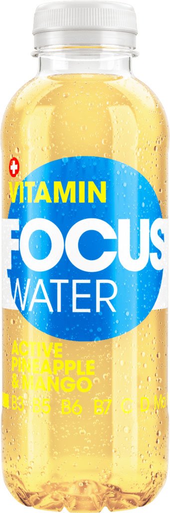 Focuswater Gelb Active Exotic Ananas & Mango Pic1