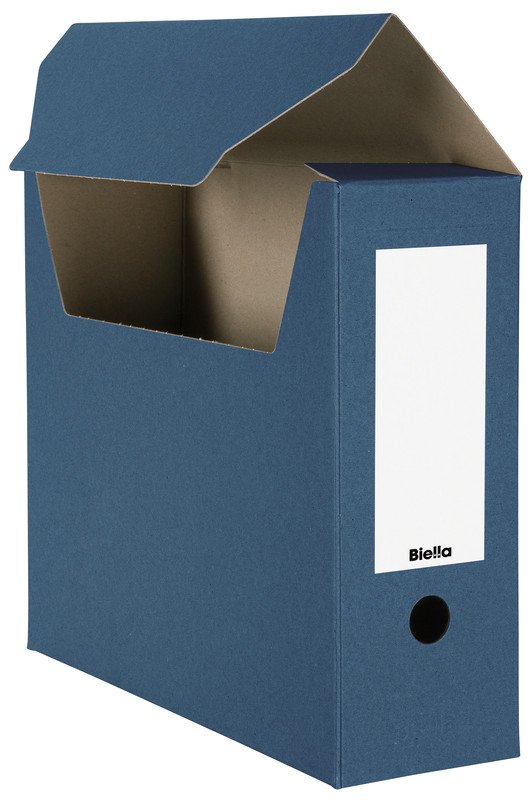 Biella Boîte archive A4 carton recyclée livrée à plat à 10 Pic1