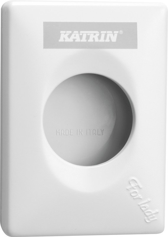 Katrin Distributeur de sachets hygiéniques inclusive blanc Pic1