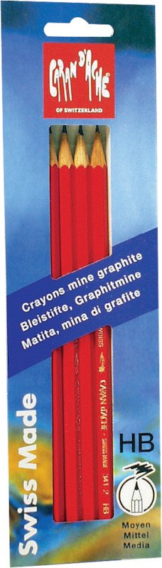 Caran d'Ache Crayon HB 341 de 4 Pic1