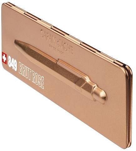 Caran d'Ache Kugelschreiber 849 Metal mit Etui rosegold Pic4