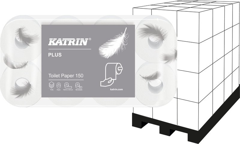 Katrin Papier hygiénique Plus 150 4 couches Pic1