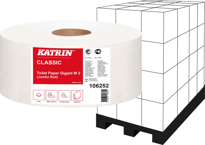 Katrin Papier hygiénique Classic Gigant rouleau de 2720 Pic1
