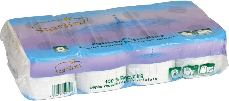 Starline Papier hygiénique Premium recyclé 3-couches Pic1