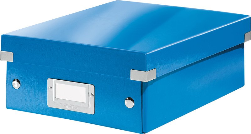 Leitz Box organisation S bleu métallique Pic1