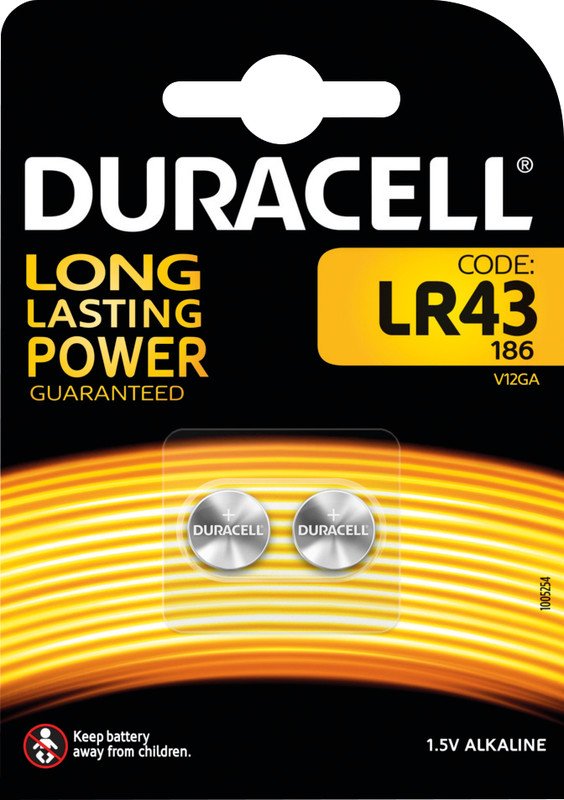 Duracell Knopfzellen LR43 à 2 Pic1