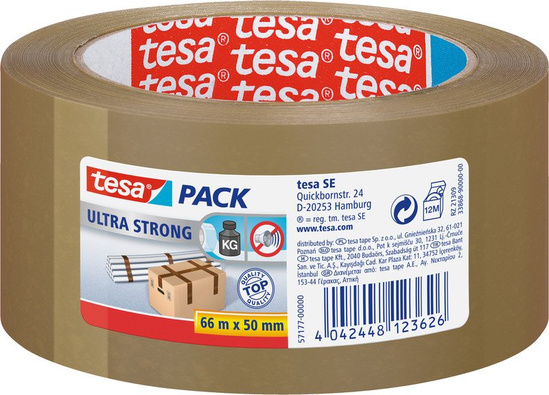 Tesa Ruban d'emballage PVC ultra strong 50mmx66m Pic1