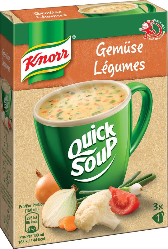 Knorr Quick Soup Tomato 56g 3x1 Port. Pic1