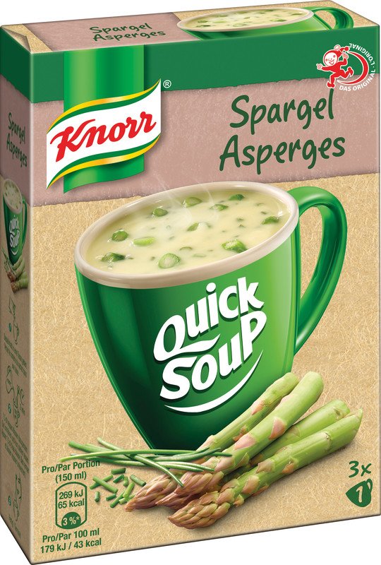 Knorr QuickSoup Spargel 42gr à 3 Beutel Pic1