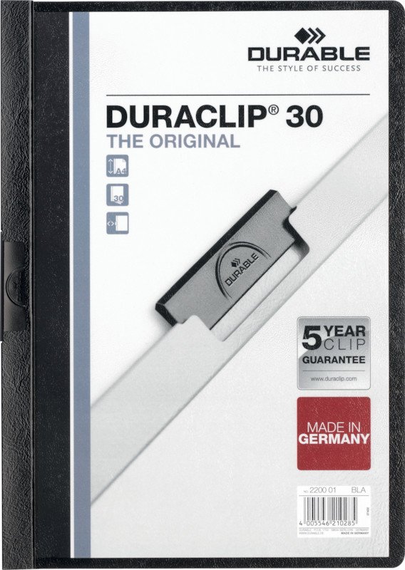 Durable Dossier à pince Duraclip A4 70gr jusqu'à 30 feuilles Pic1