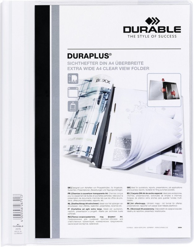 Durable dossier-classeur  Duraplus PP A4+ extra-large Pic1