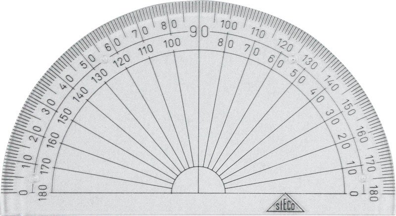 Sieco Rapporteur 180° 10cm Pic1