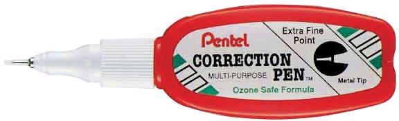 Pentel Stylo de correction Pen Extra Fine Point Flacon 4.2ml Pic1