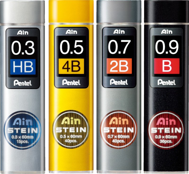 Pentel Bleistiftminen AinStein 0.5mm 4B à 15 Pic5