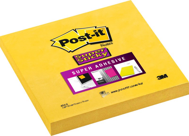 Post-it SuperSticky Haftnotizen 76x76mm Pic1