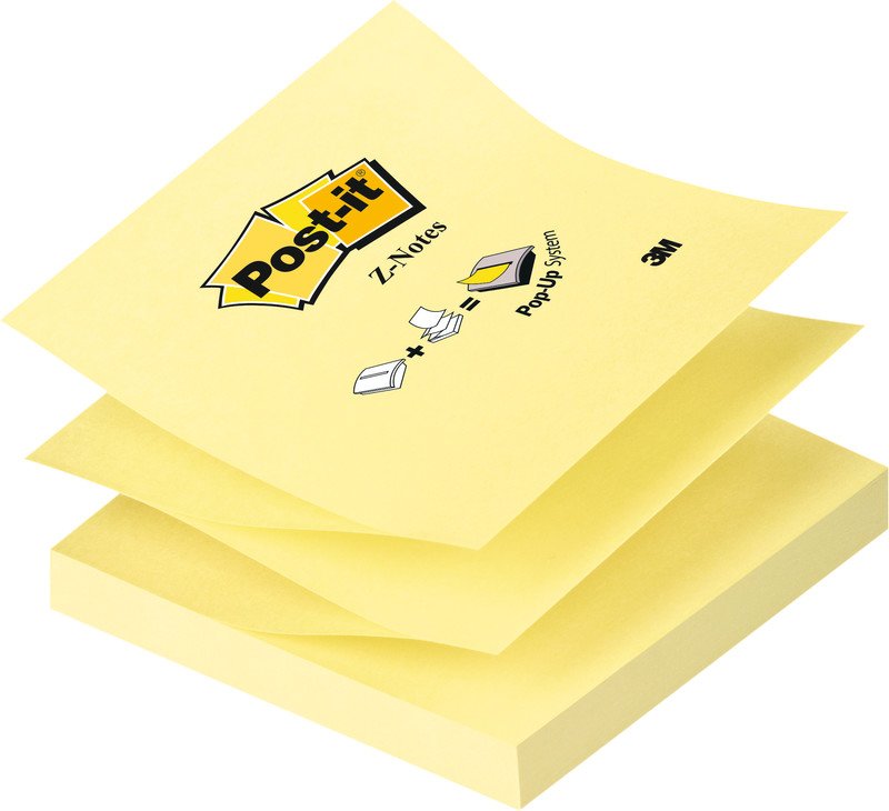 Post-it Haftnotizen Z-Notes 76x76mm Pic1