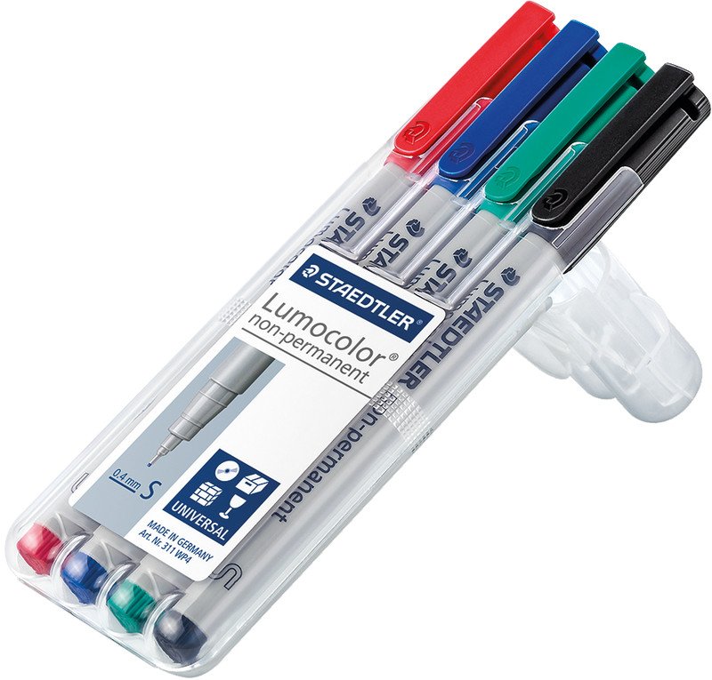 Staedtler Lumocolor 311 S OHP Marker 4er Etui Pic1