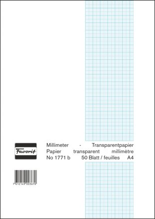 2x Bloc de papier millimétré A4