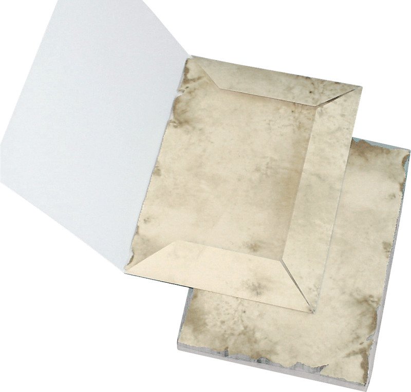 Papier antique pour certificats A4 170gr à 10 feuilles Pic1