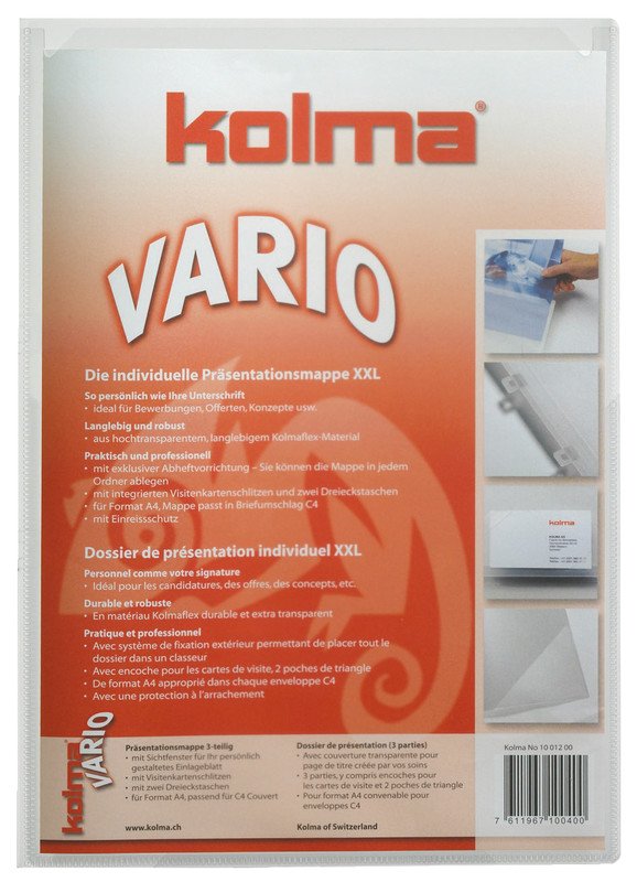 Kolma Dossier de présentation transparent Vario XXL Pic1