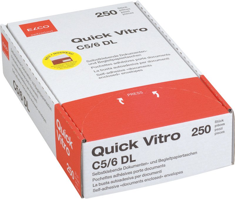 Elco Quick Vitro Enveloppes-pochettes C5/6 f à droite à 250 Pic3