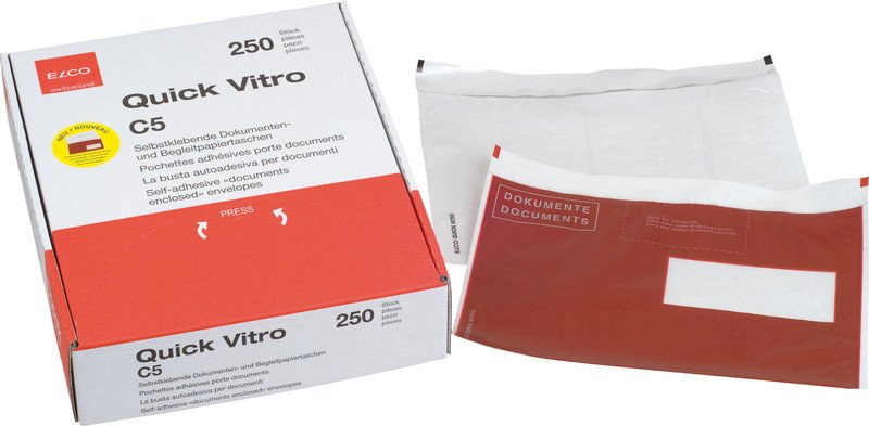 Elco Quick Vitro Enveloppes-pochettes C5 f à droite à 250 Pic4
