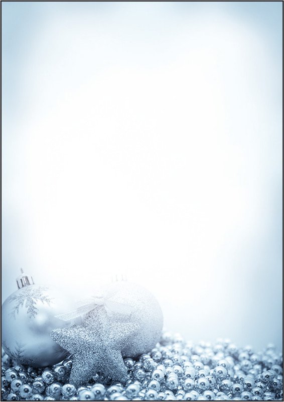 Sigel papier avec motif de Noël A4 90gr Blue Mystery Pic1