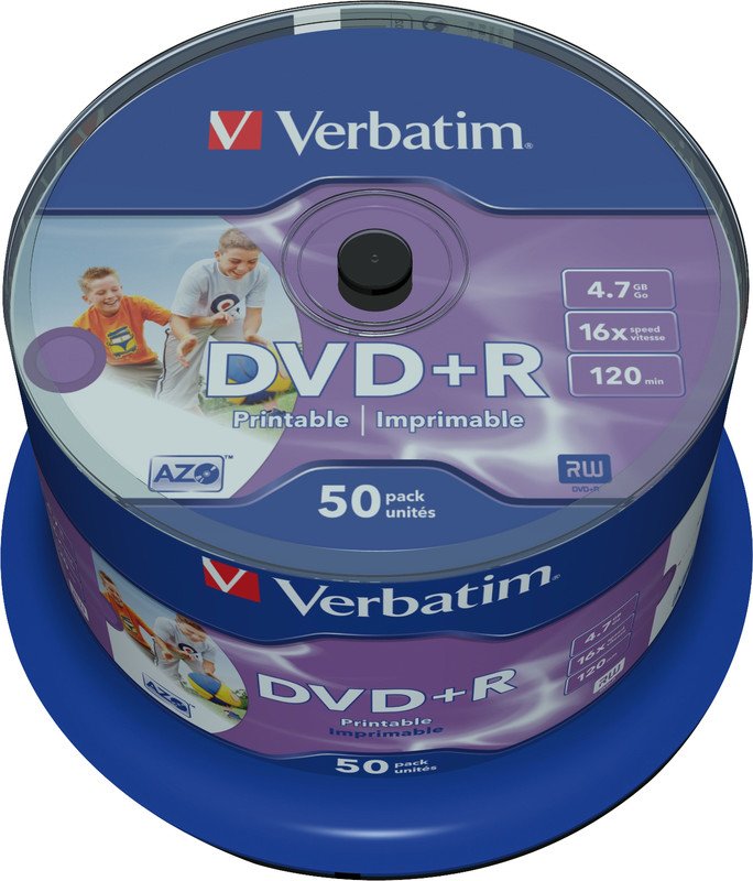 Verbatim DVD+R 4.7GB/16x50er Sindel Pic1