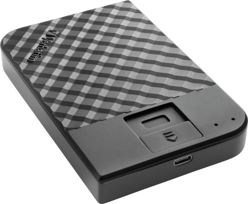 Verbatim disque dur portable 2TB avec Fingerprint Pic2