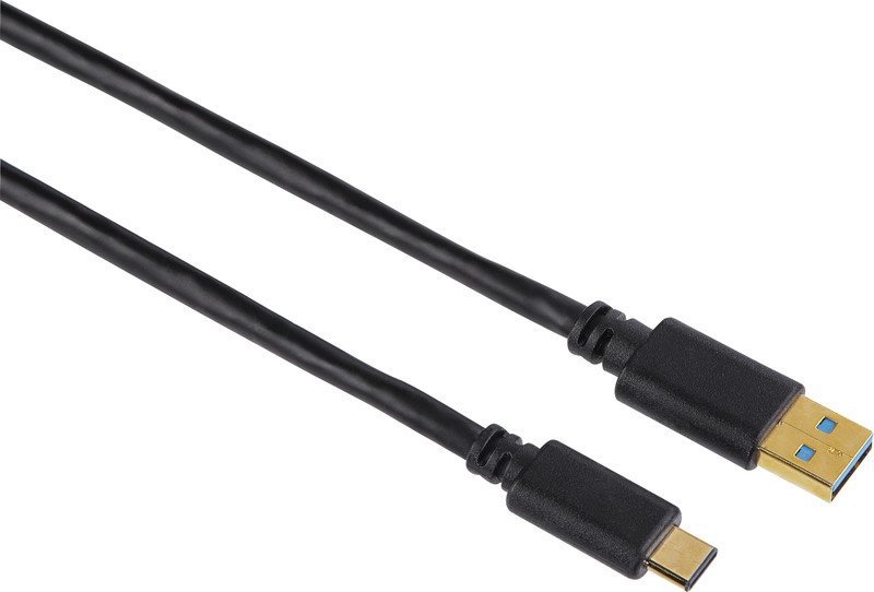 Hama câble adaptateur USB C-fiche USB C-fiche USB 3.1A 0.75m Pic1