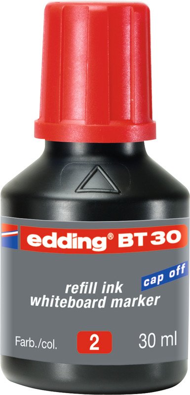 Edding Nachfülltusche Whiteboard Marker 30ml BT30-2 rot Pic1