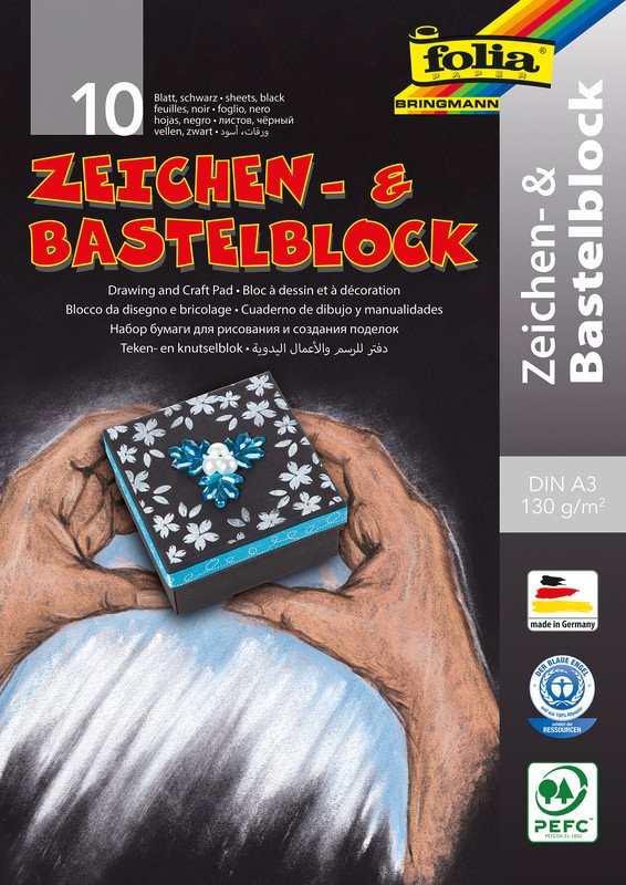 Folia Zeichen- und Bastelblock A3 130gr Pic1