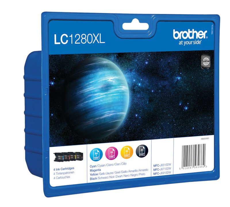 Brother InkJet Value Pack LC-1280VAL XL CMYBK Pic1