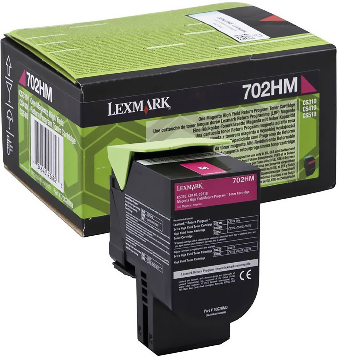 Lexmark Toner 70C2HM0 magenta Pic1