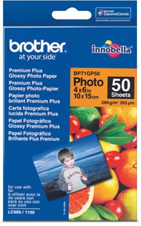 Brother Premium photo papier BP71 10x15cm 260gr à 50 Pic1