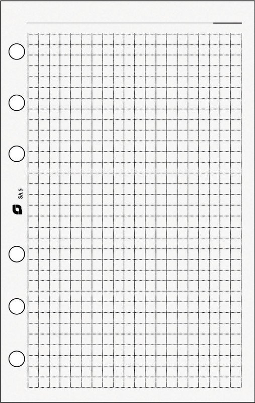 Succes Mini papier à notes blanc quadrillés Pic1