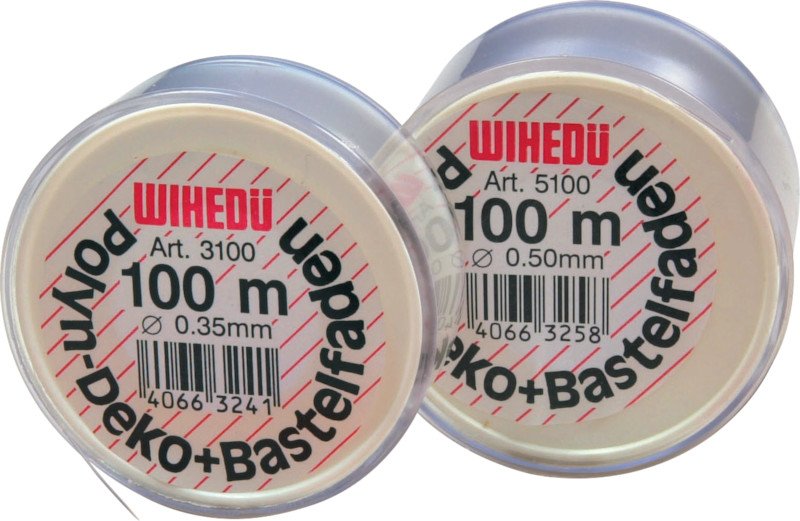 Heckmann Nylon-Faden 100m 0.35mm Pic1