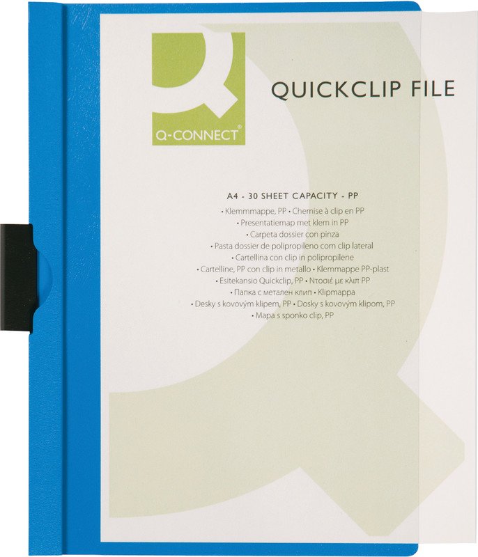 Connect Dossier à pince QuickClip PP A4 jusqu'à 30 feuilles Pic3