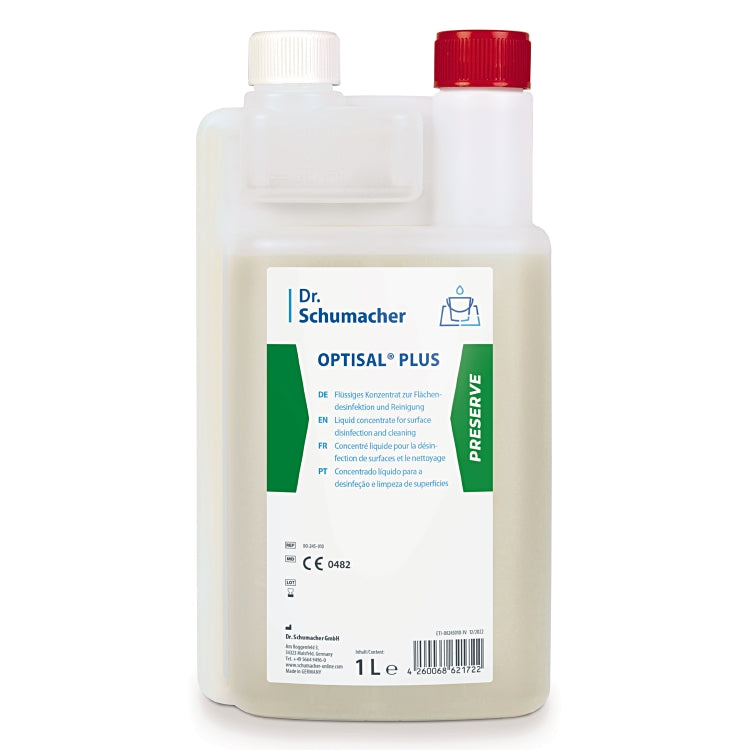 Dr. Schumacher Optisal Plus Desinfektionsmittel – Flüssiges Konzentrat – 1 l