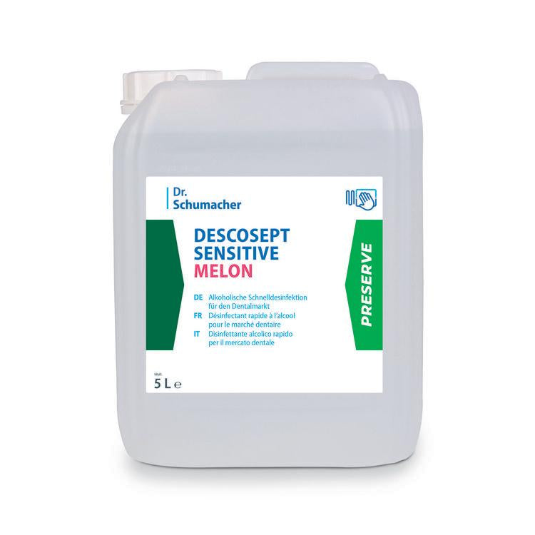 Dr. Schumacher Descosept Sensitive – Schnelldesinfektionsmittel – Melone – 5 l