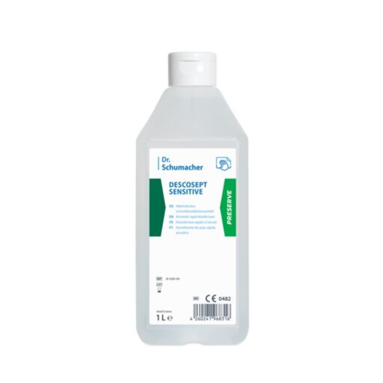 Dr. Schumacher Descosept Sensitive Allzweckreiniger für Medizinprodukte – gebrauchsfertig, Flasche – 1 l