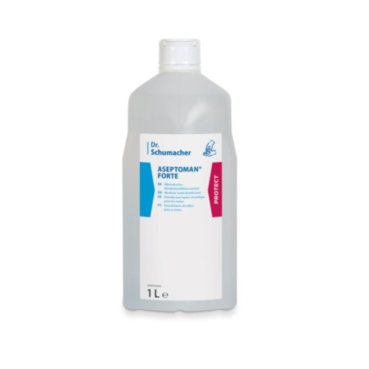 Dr. Schumacher Händedesinfektionsmittel Aseptoman Forte – Flasche – 1 l