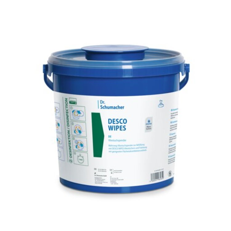Dr. Schumacher Putzeimer Desco Wipes – 3 l – blau