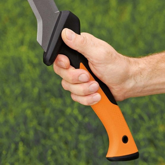 Fiskars Solid – Machete 460 mm, Edelstahl, Kunststoffgriff, orange, inkl. Mantel